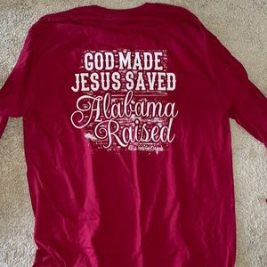 Girlie Girl Originals State of Alabama large long sleeve tshirt never worn